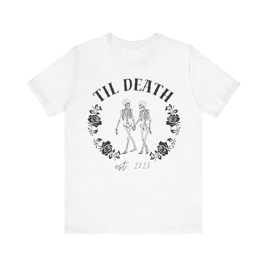 Til Death Skeleton Couple T-shirt