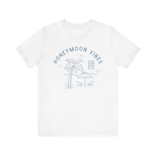 Honeymoon Vibes Beach Scene T-shirt