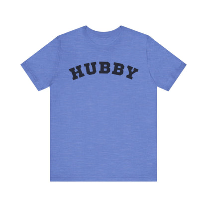 Hubby Black Block Letters T-shirt