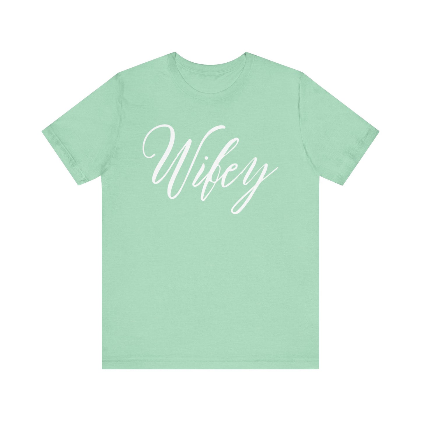 Wifey Cursive Letters T-shirt