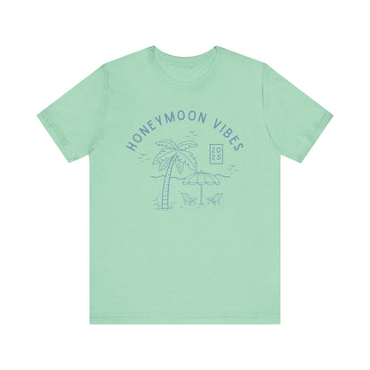 Honeymoon Vibes Beach Scene T-shirt