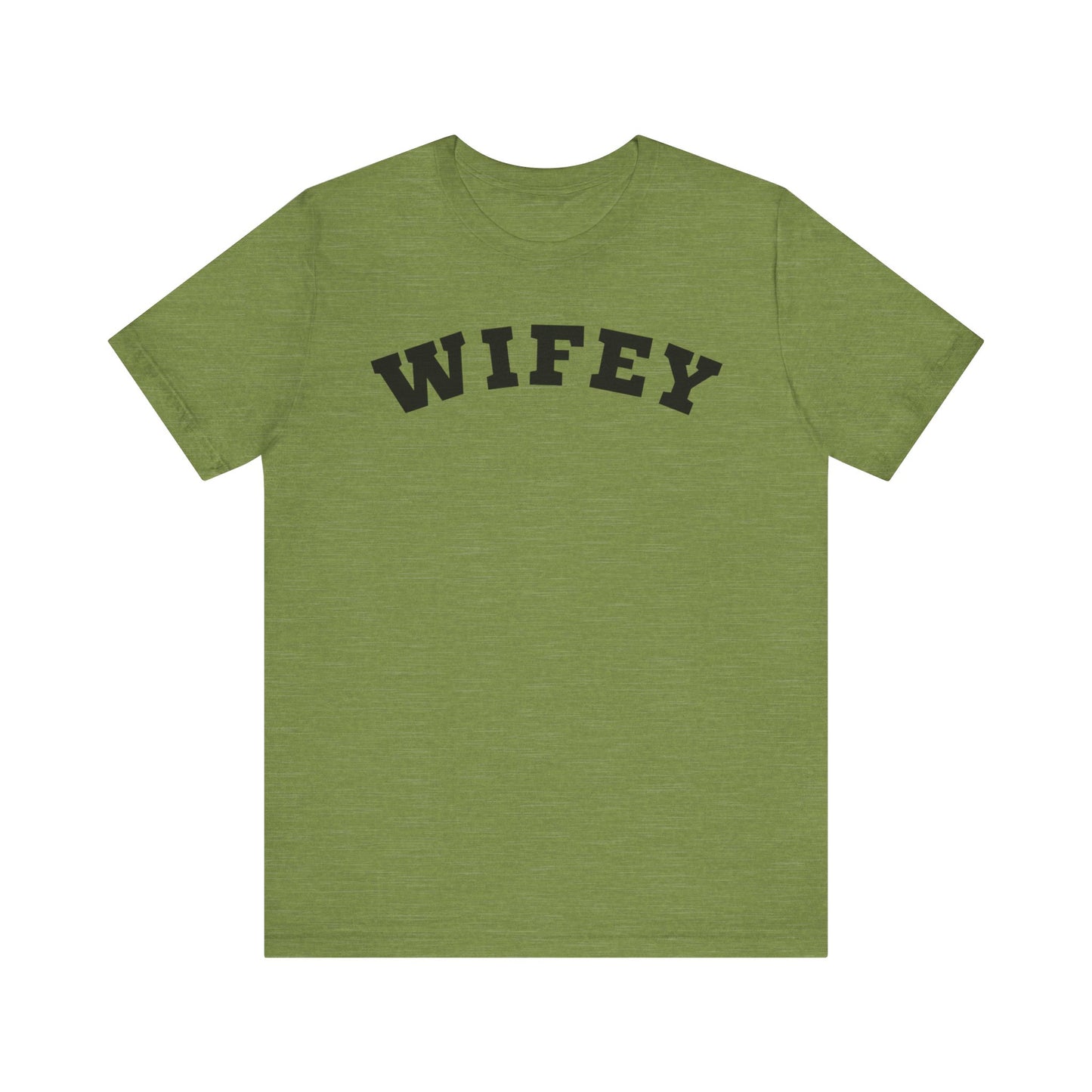Wifey Black Block Letters T-shirt