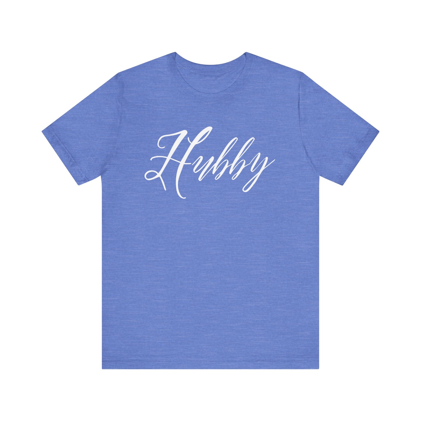Hubby Cursive Letters T-shirt