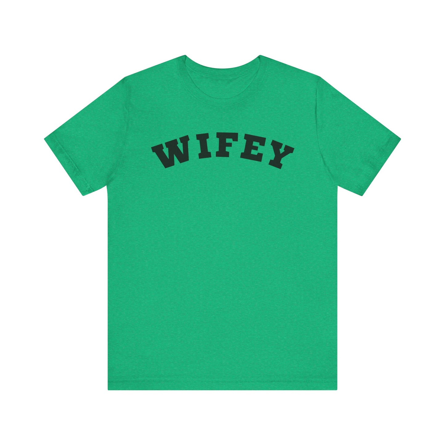 Wifey Black Block Letters T-shirt