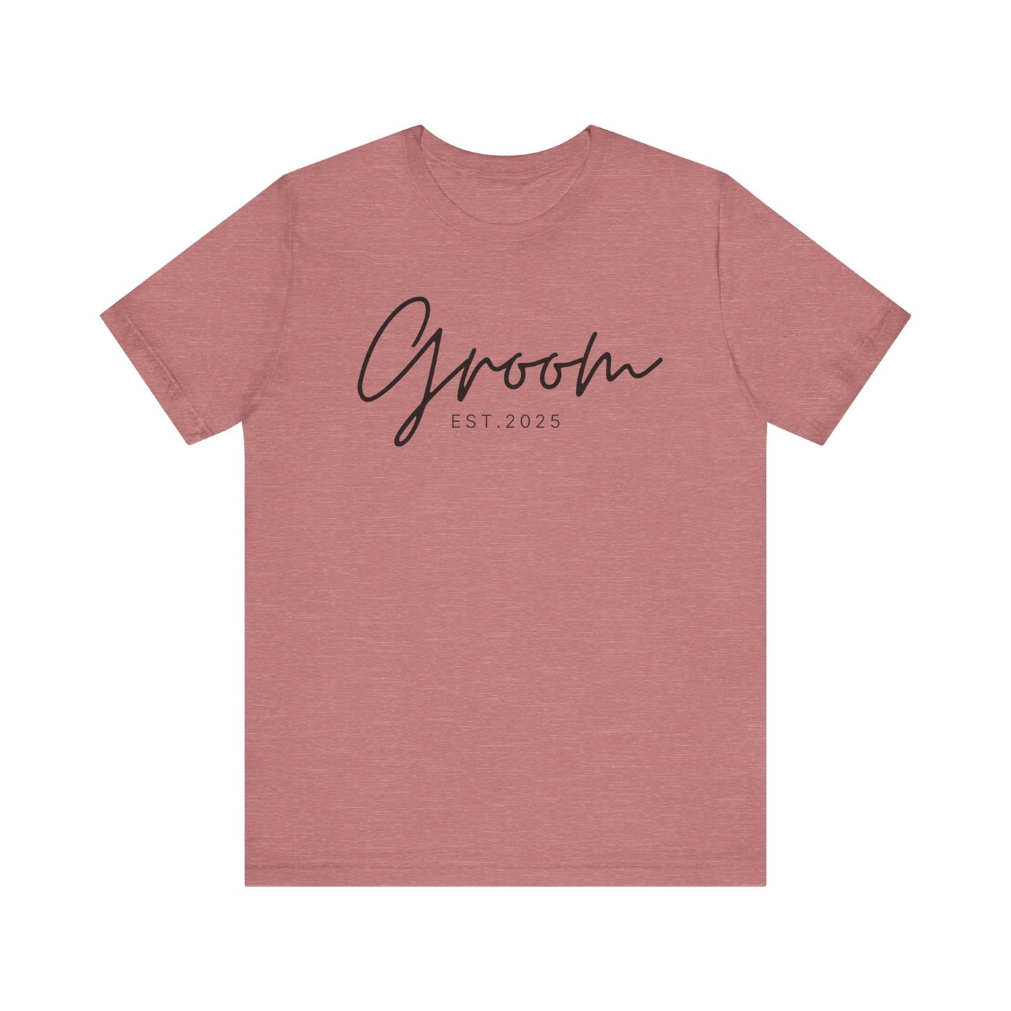 Groom Cursive Black Text T-shirt