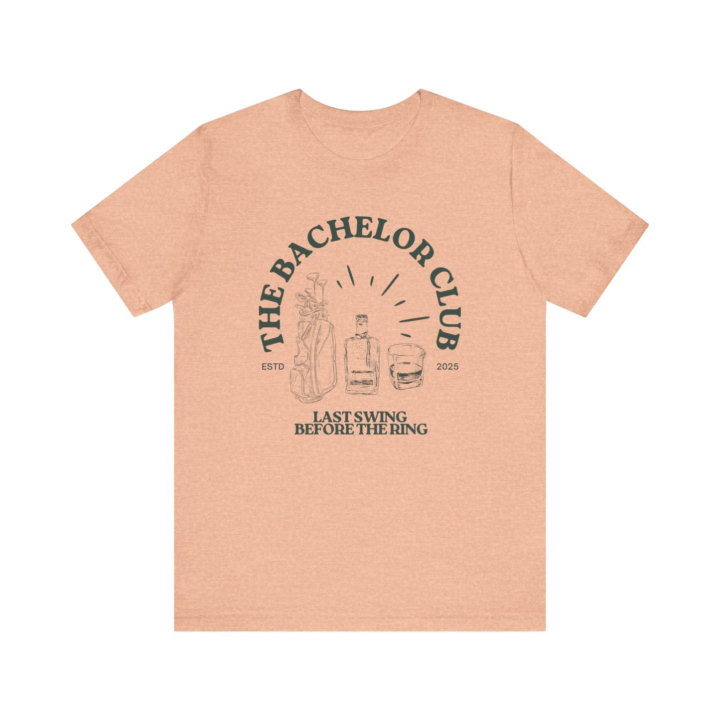 The Bachelor Club Golf Bag and Drinks T-shirt