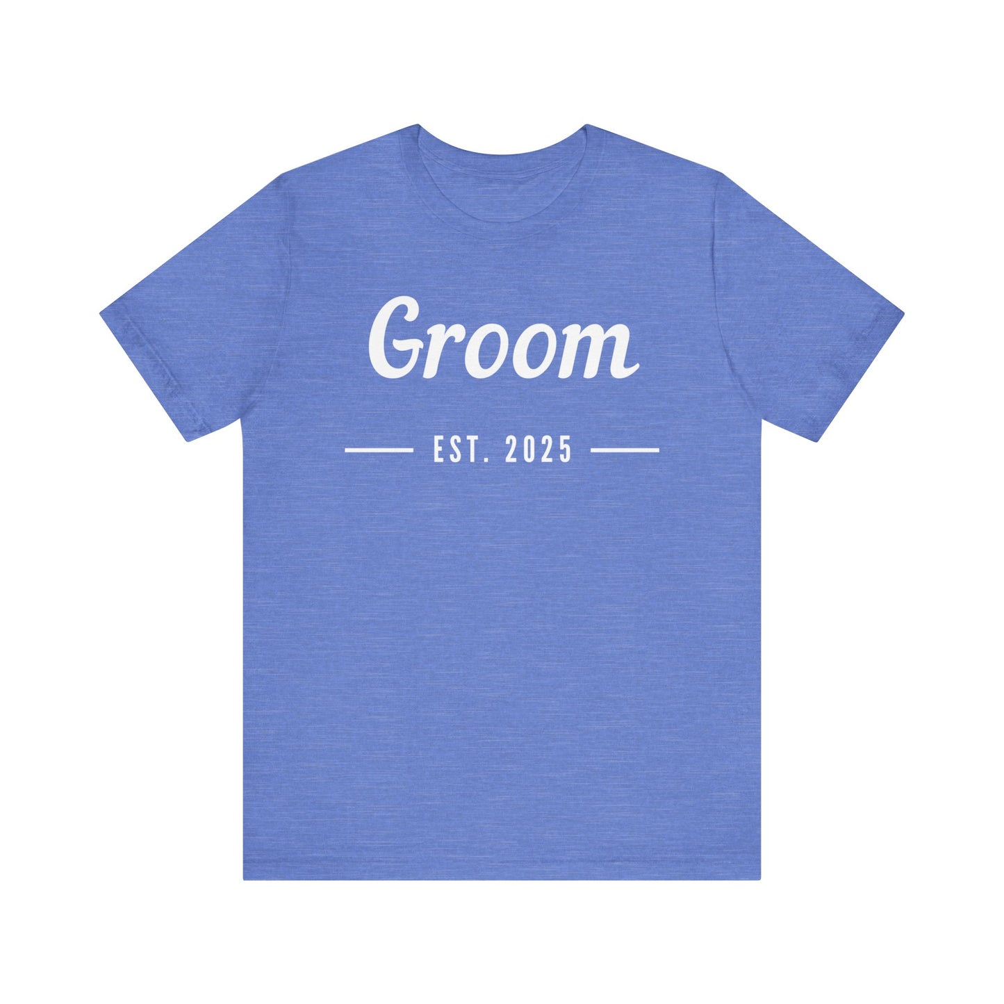Groom 2025 White Lettering T-shirt