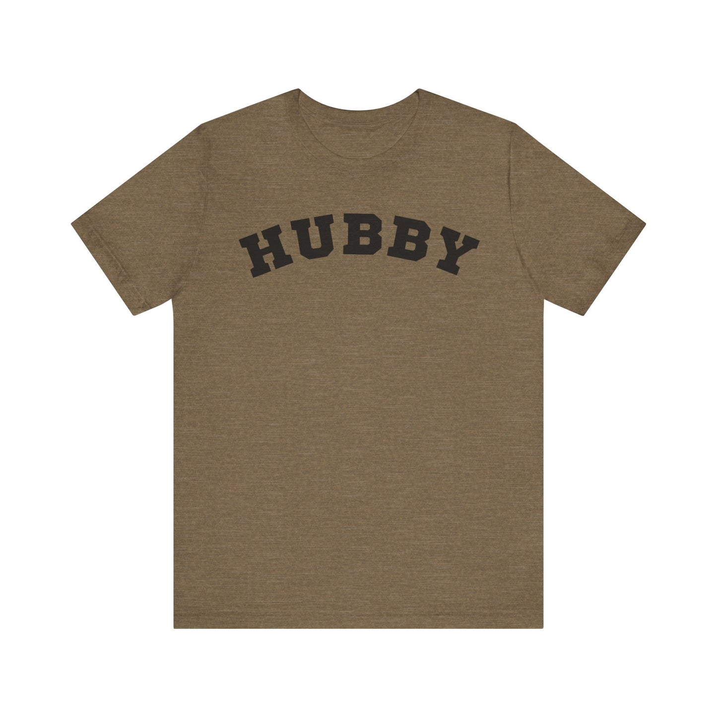Hubby Black Block Letters T-shirt