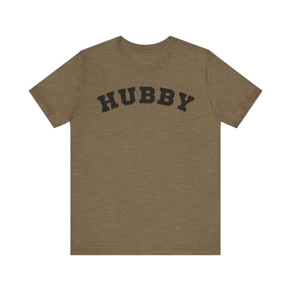 Hubby Black Block Letters T-shirt