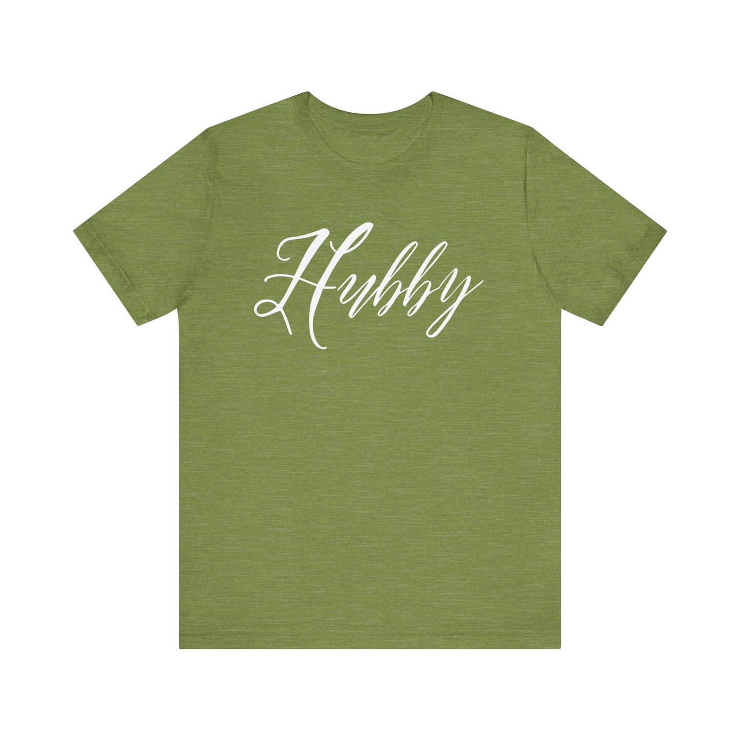 Hubby Cursive Letters T-shirt