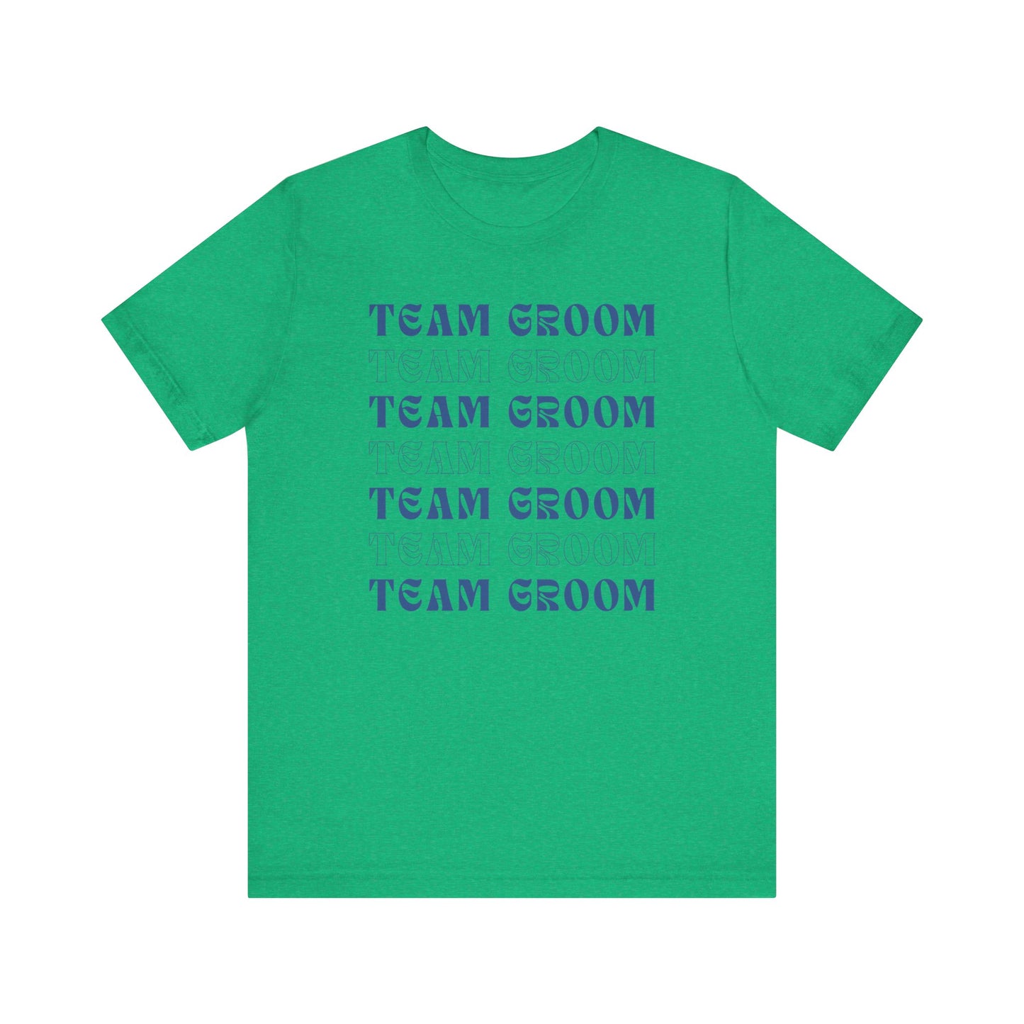 Team Groom Repeat Text T-shirt