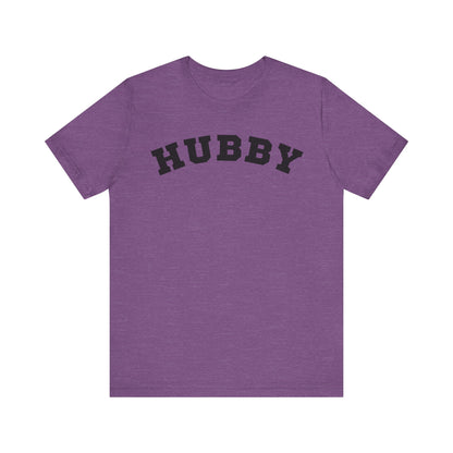 Hubby Black Block Letters T-shirt