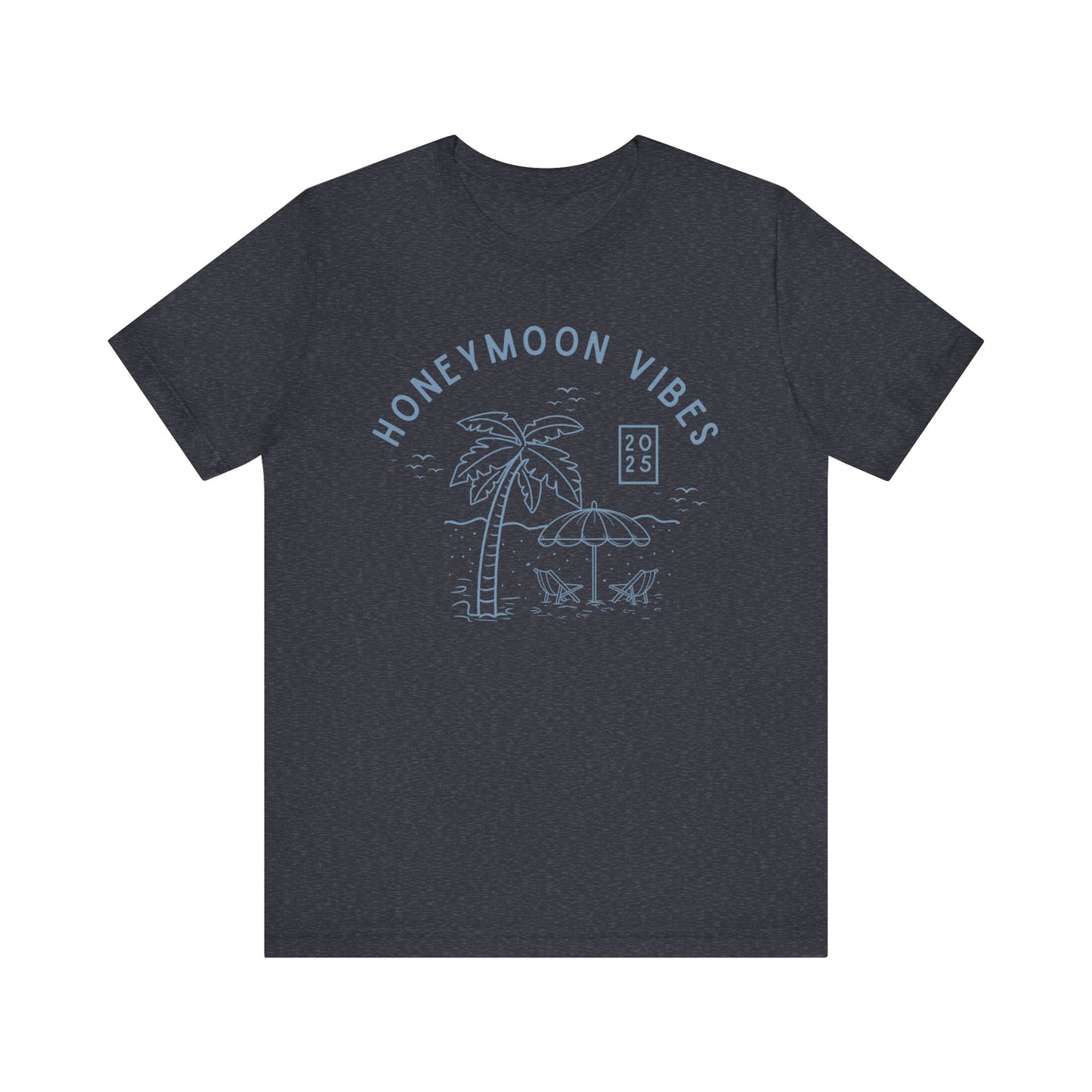 Honeymoon Vibes Beach Scene T-shirt