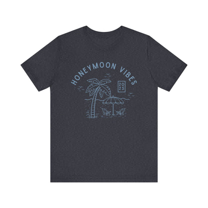 Honeymoon Vibes Beach Scene T-shirt