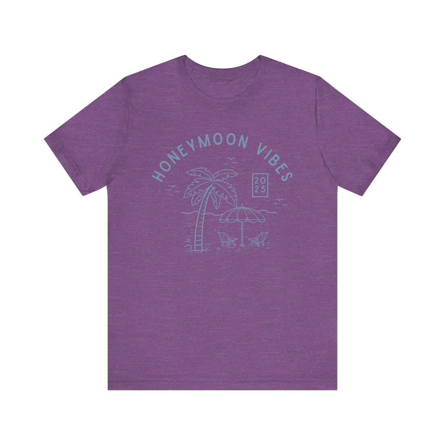 Honeymoon Vibes Beach Scene T-shirt