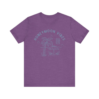 Honeymoon Vibes Beach Scene T-shirt