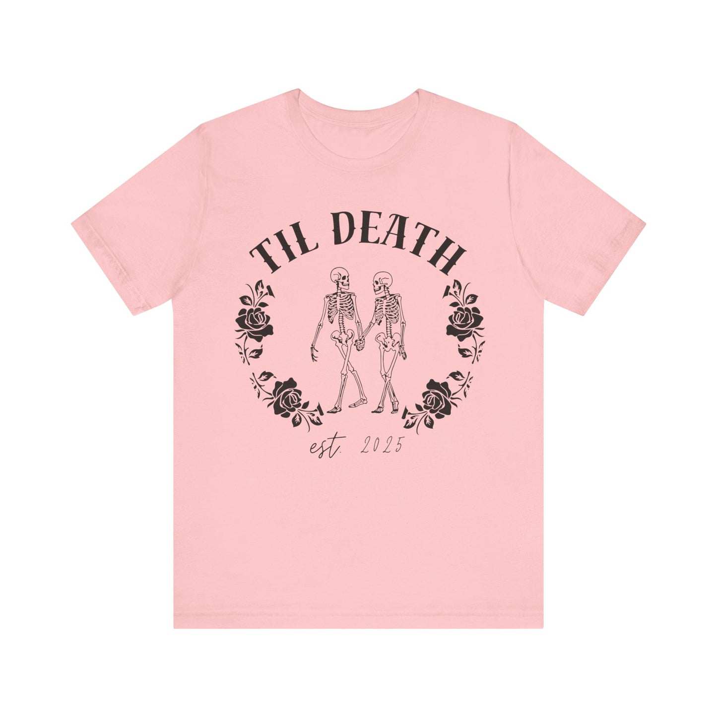Til Death Skeleton Couple T-shirt