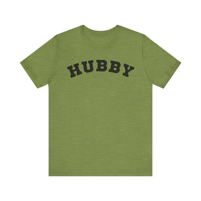 Hubby Black Block Letters T-shirt