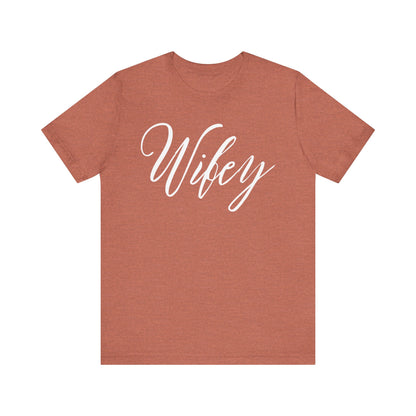 Wifey Cursive Letters T-shirt