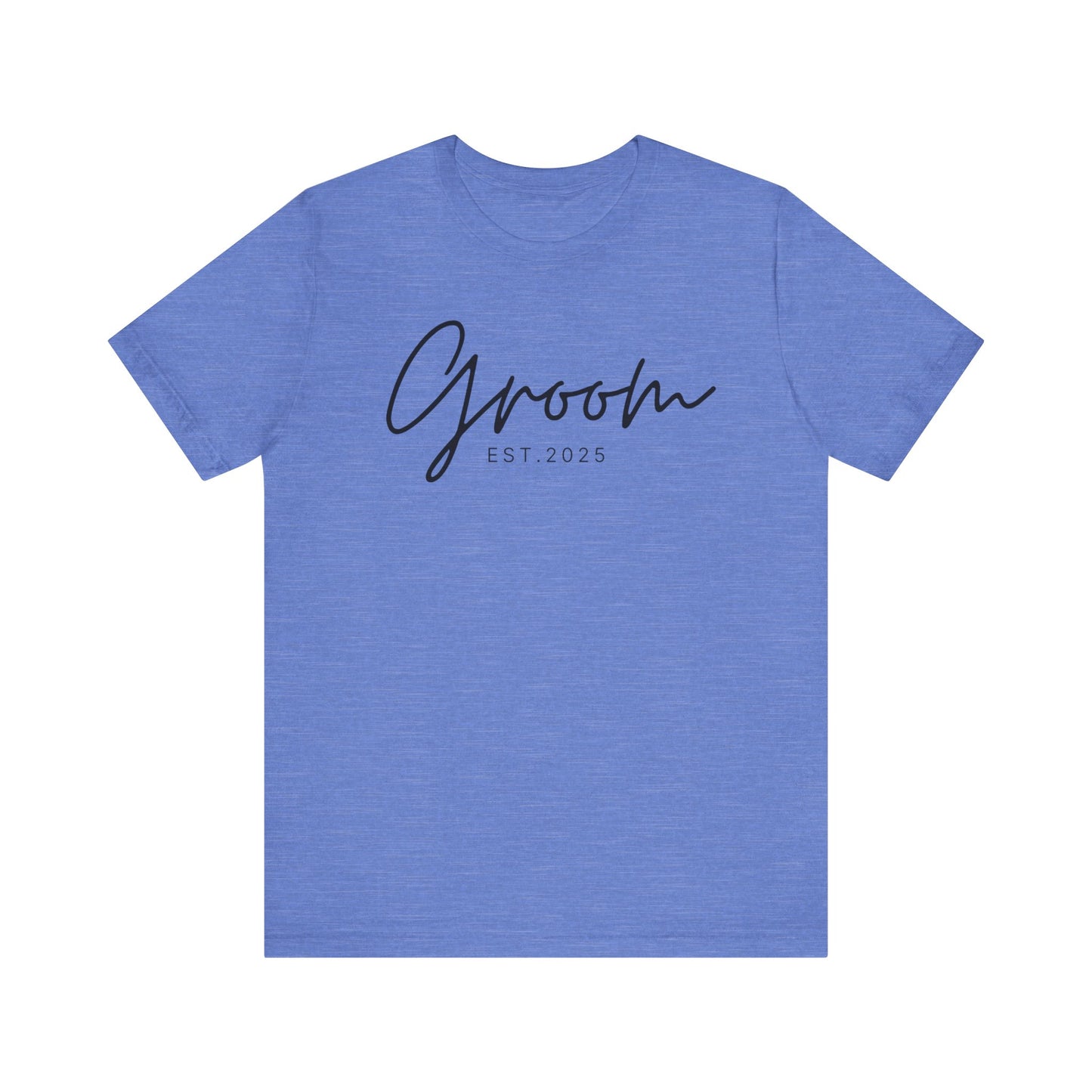 Groom Cursive Black Text T-shirt