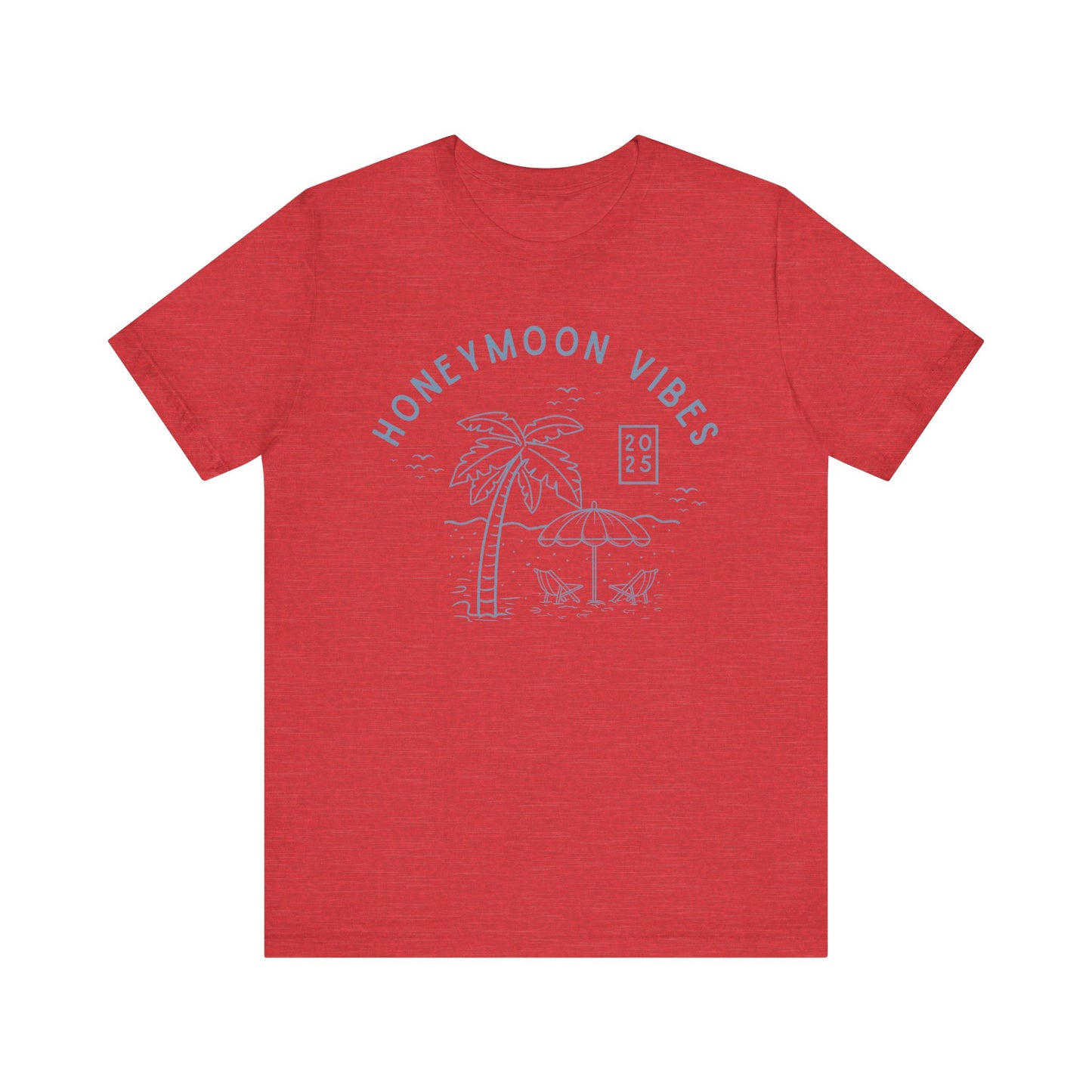 Honeymoon Vibes Beach Scene T-shirt