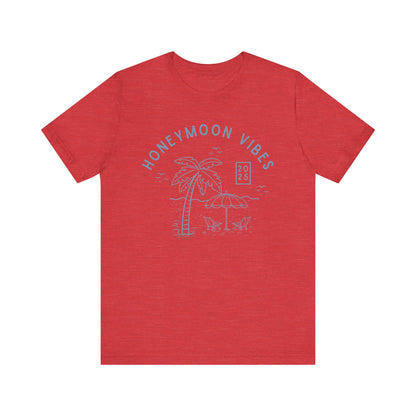 Honeymoon Vibes Beach Scene T-shirt