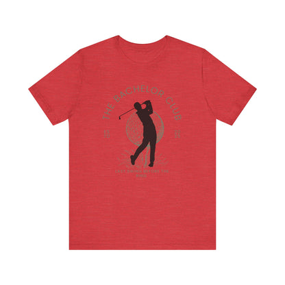 The Bachelor Club Last Swing Before The Ring Golfer Silhouette T-shirt