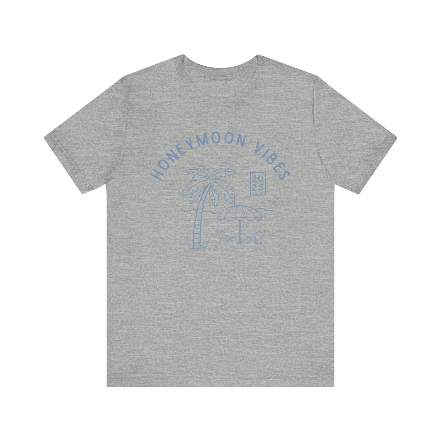 Honeymoon Vibes Beach Scene T-shirt