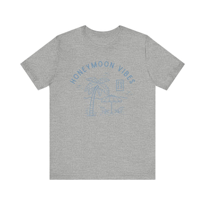 Honeymoon Vibes Beach Scene T-shirt