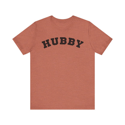 Hubby Black Block Letters T-shirt