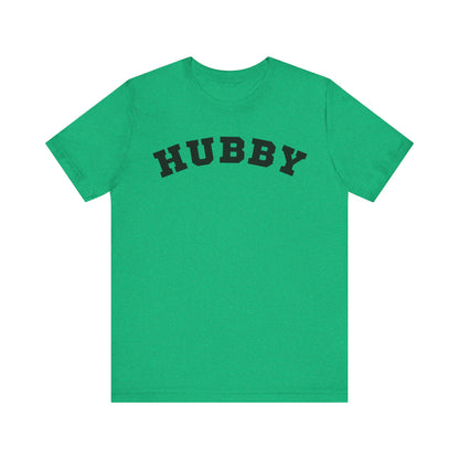 Hubby Black Block Letters T-shirt