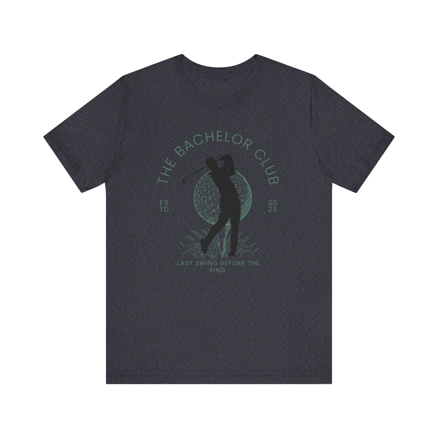 The Bachelor Club Last Swing Before The Ring Golfer Silhouette T-shirt
