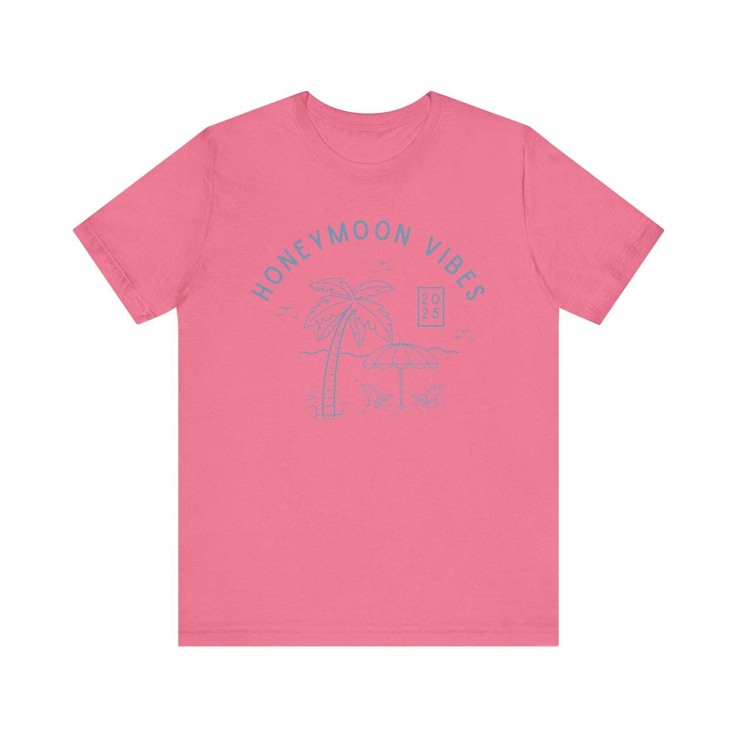 Honeymoon Vibes Beach Scene T-shirt