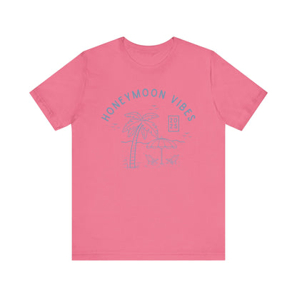 Honeymoon Vibes Beach Scene T-shirt