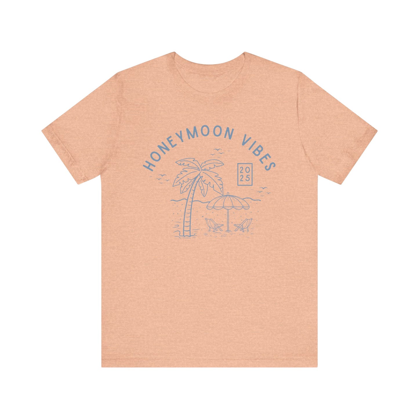 Honeymoon Vibes Beach Scene T-shirt