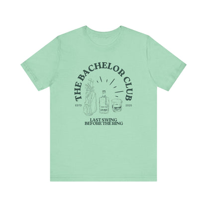 The Bachelor Club Golf Bag and Drinks T-shirt