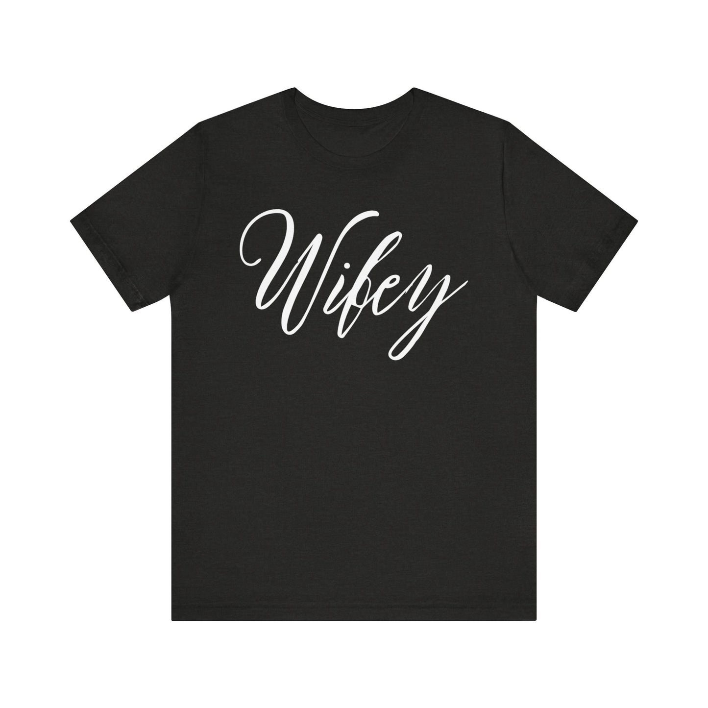 Wifey Cursive Letters T-shirt