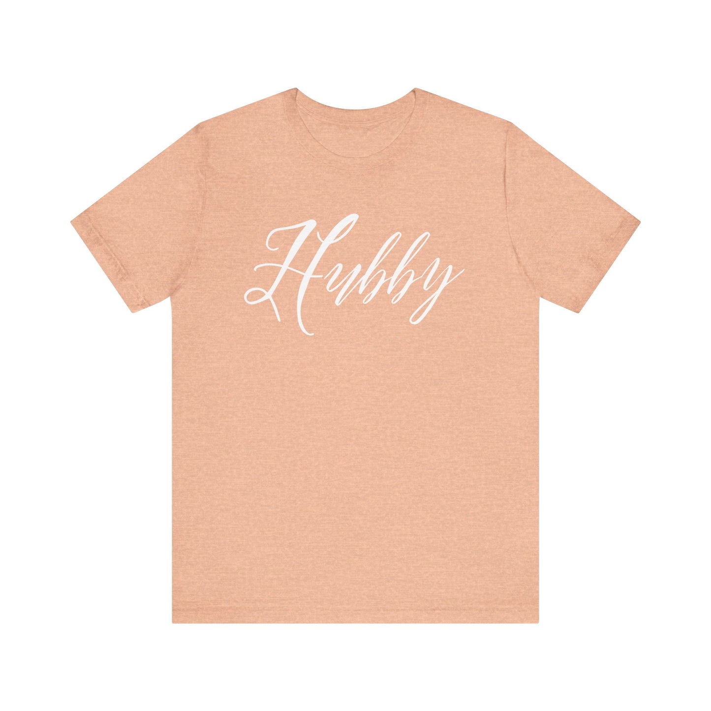 Hubby Cursive Letters T-shirt