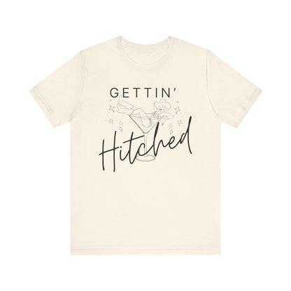 Gettin' Hitched Cowgirl in Martini T-shirt