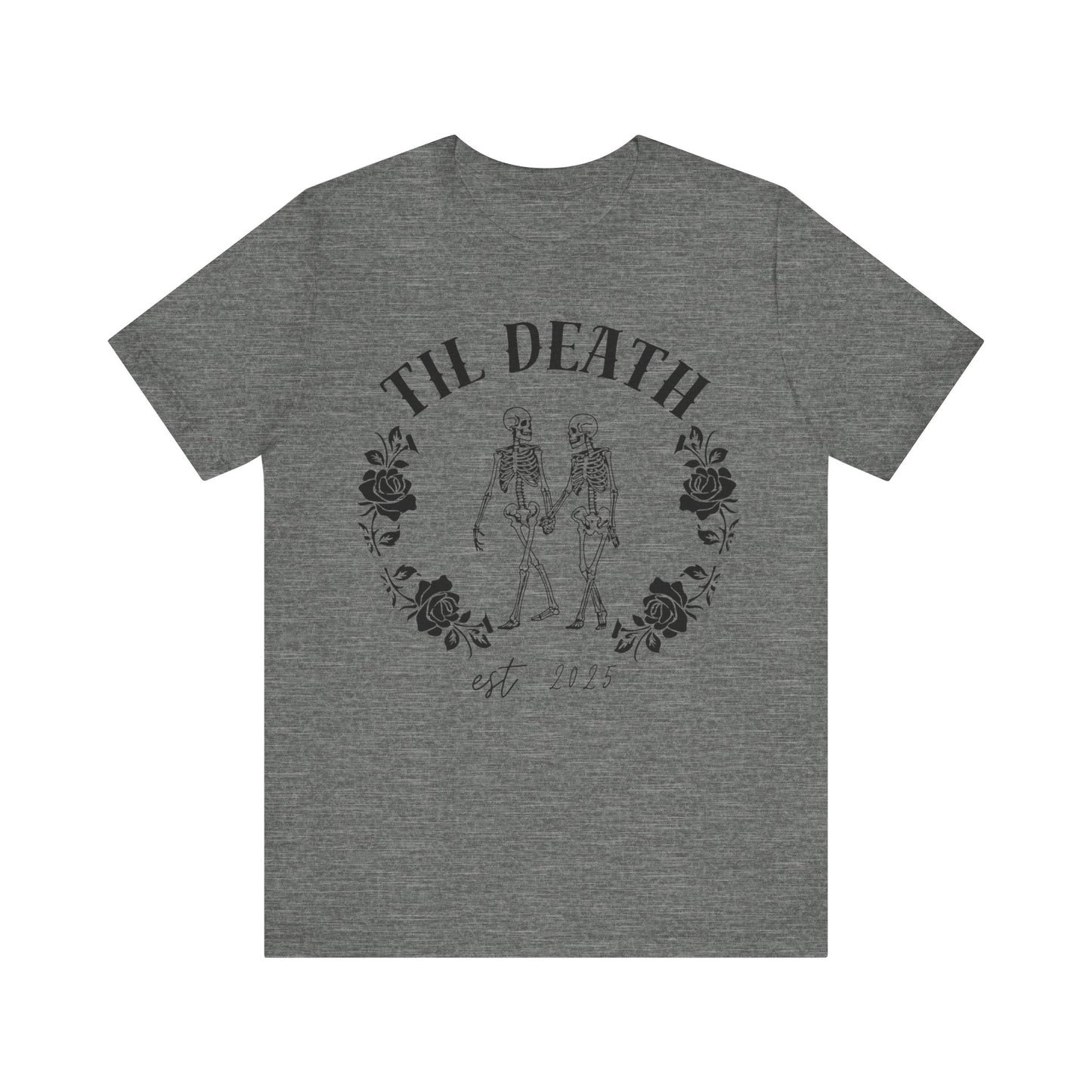 Til Death Skeleton Couple T-shirt