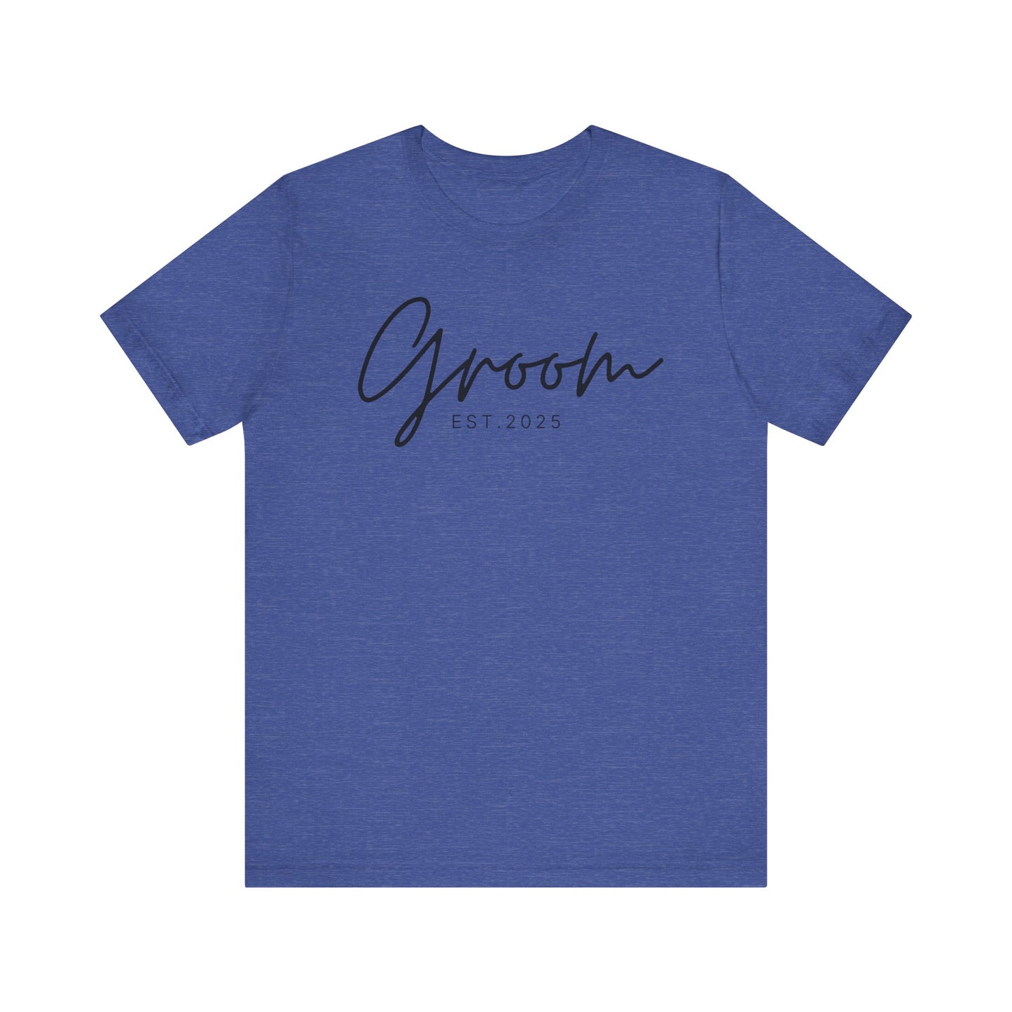 Groom Cursive Black Text T-shirt