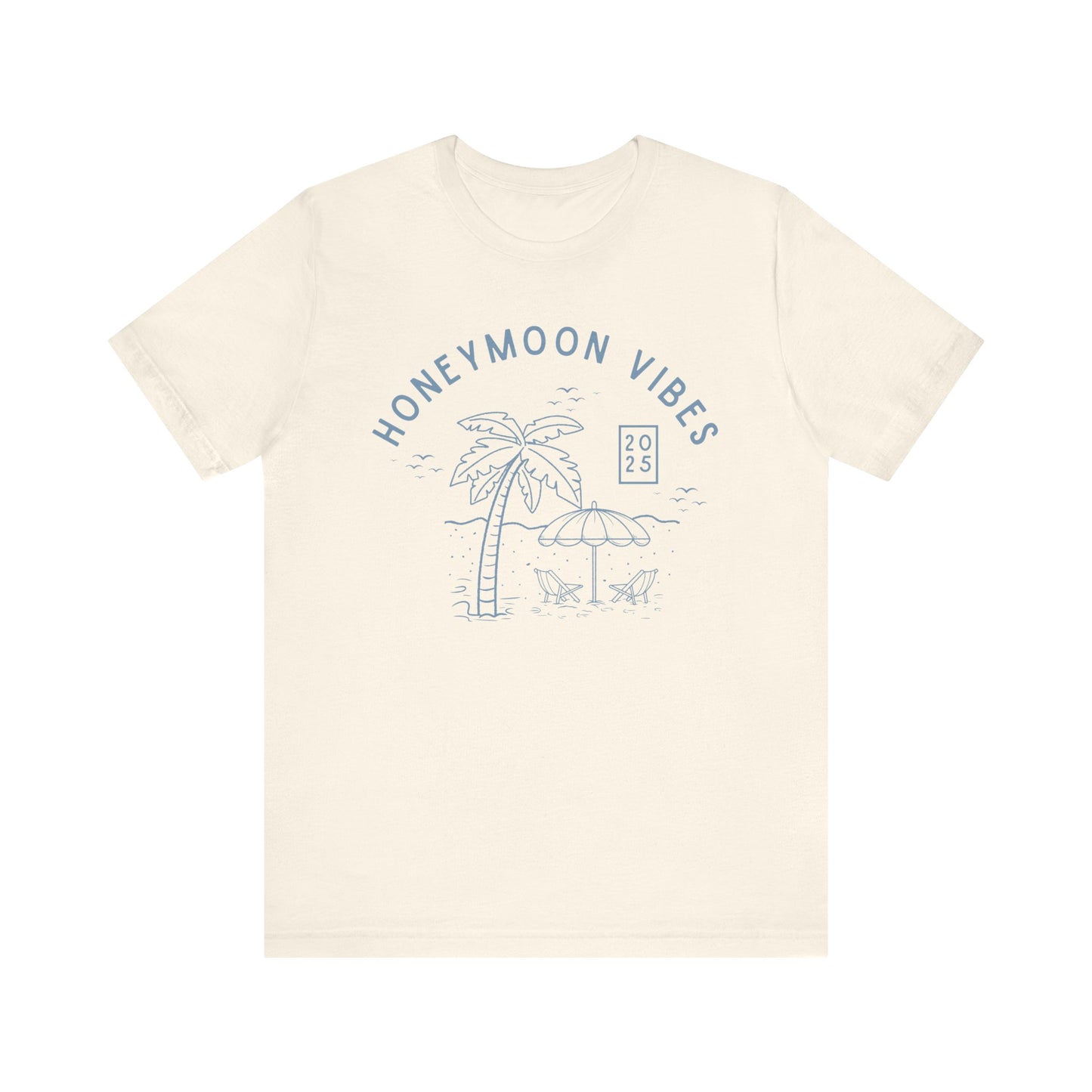 Honeymoon Vibes Beach Scene T-shirt