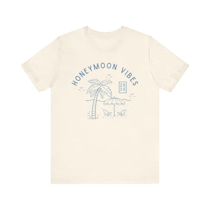 Honeymoon Vibes Beach Scene T-shirt