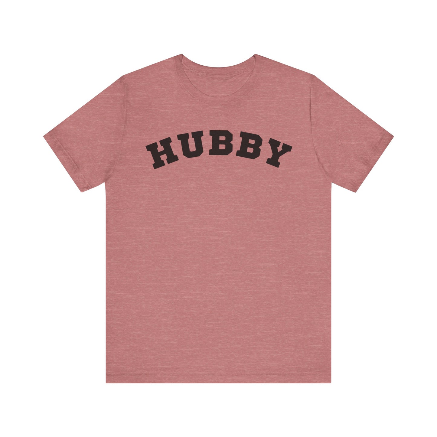 Hubby Black Block Letters T-shirt