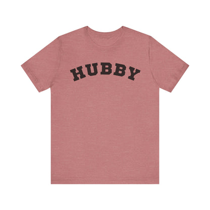 Hubby Black Block Letters T-shirt