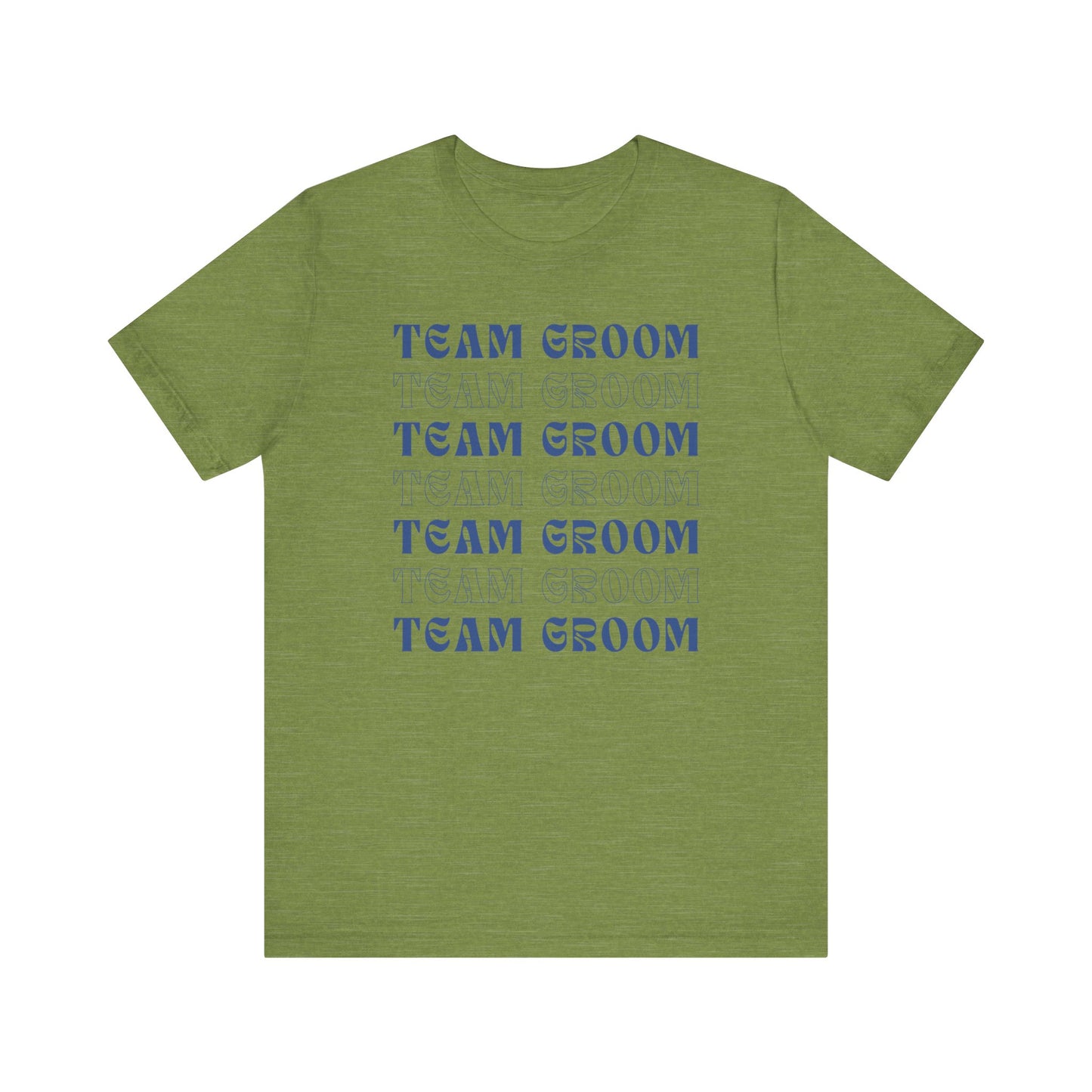 Team Groom Repeat Text T-shirt