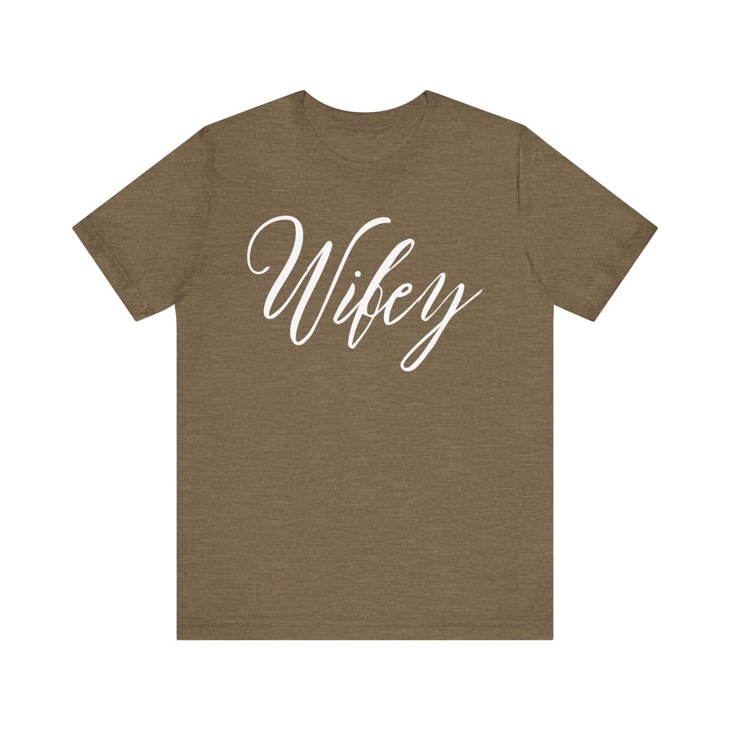 Wifey Cursive Letters T-shirt