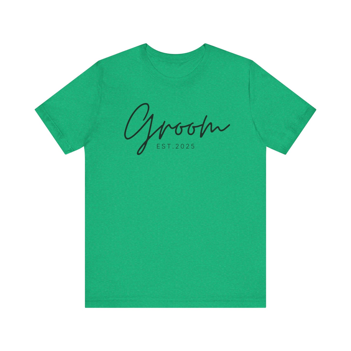 Groom Cursive Black Text T-shirt