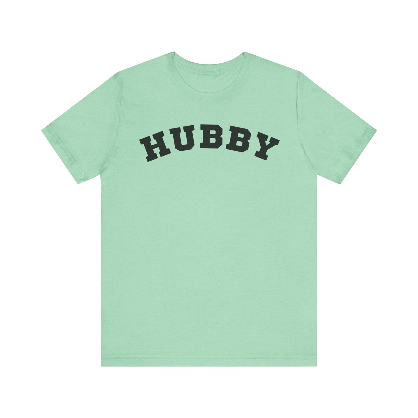 Hubby Black Block Letters T-shirt