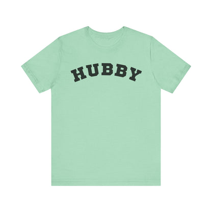 Hubby Black Block Letters T-shirt
